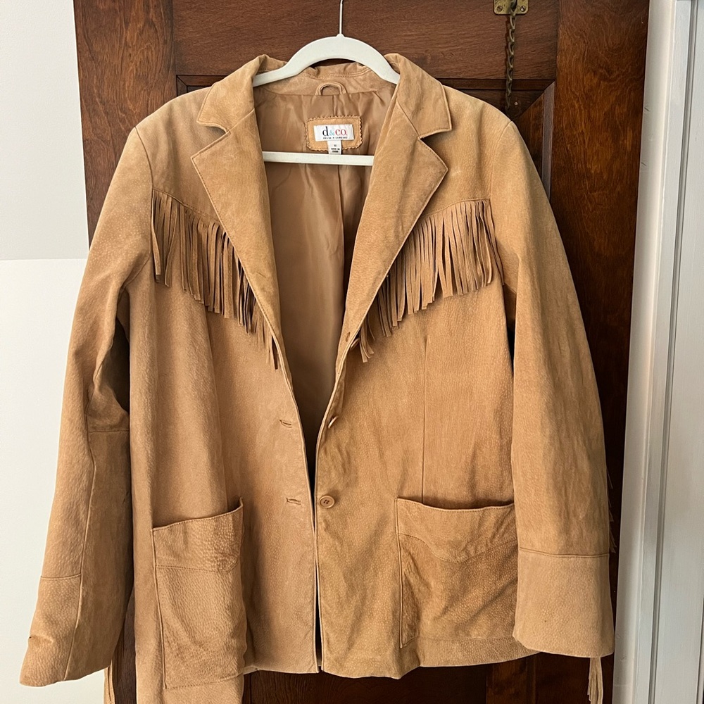 Vintage Fringe Suede Western Jacket - Picture 3 of 11